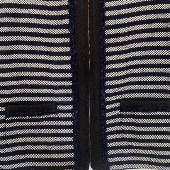 J. Crew Navy and White Striped Blazer - Picture 4 of 10